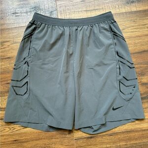 Gray Large Nike Athletic Shorts.